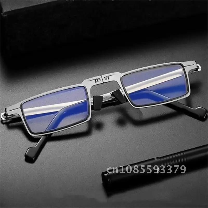 

1.5 /2.0 /2.5 /3.0 /3.5 /4.0 Material Frame Unisex Anti-Blue Vision Glasses Reading Glasses Antifatigue Collapsible Eyewear Tool