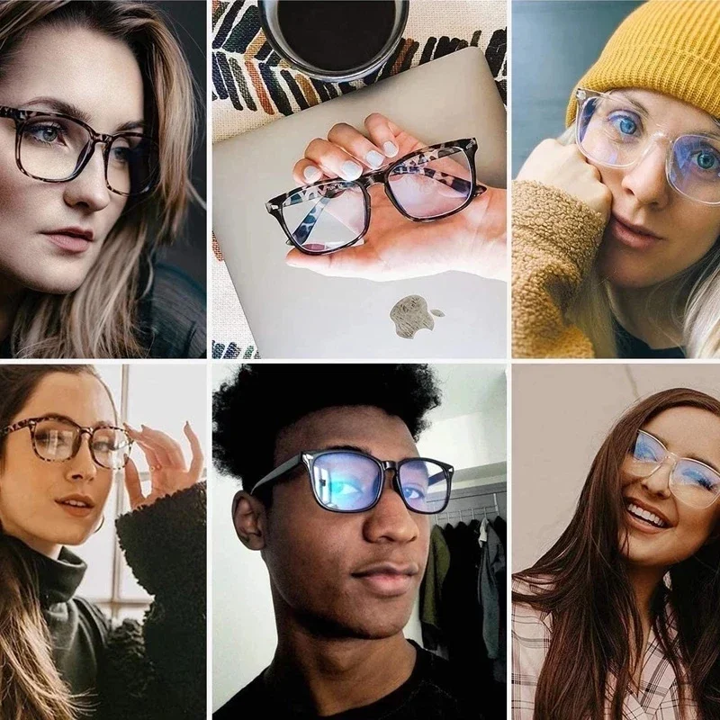 Blue Light Blocking Eyeglasses Decorative Glasses For Farsightedness Women's Glasses 2021 Big Size Reading Glasses +1.0~4.0 images - 6