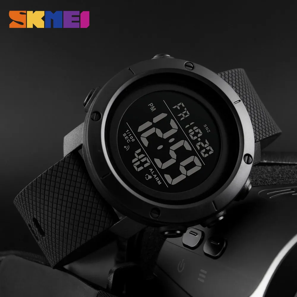 SKMEI 1426 Sport Waterproof Watch for Men LED Digital Military Mens Wristwatches Stopwatch Electronic Alarm Reloj Masculino 1416 2