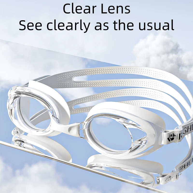 Unisex Swimming Goggles for Adults Anti Fog HD Waterproof Silicone Professional Swim Goggles for Men Women