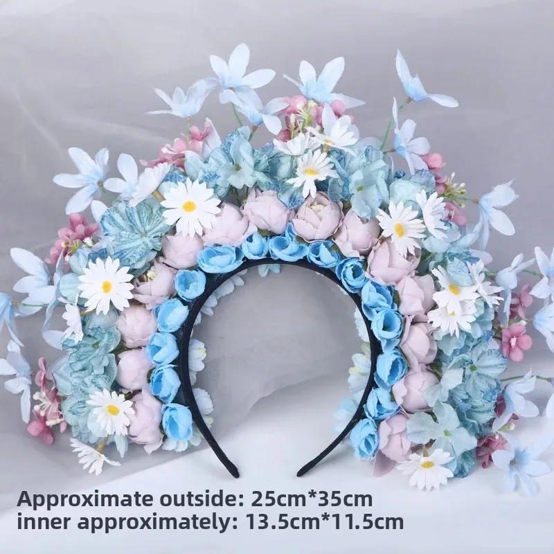 Flower Dai-blue purple-D