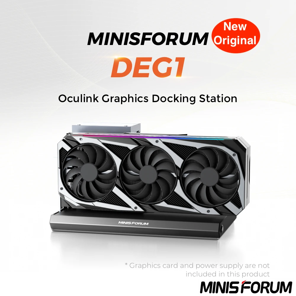 MINISFORUM DEG1/MGA1 Oculink Graphics Dock Station with RX