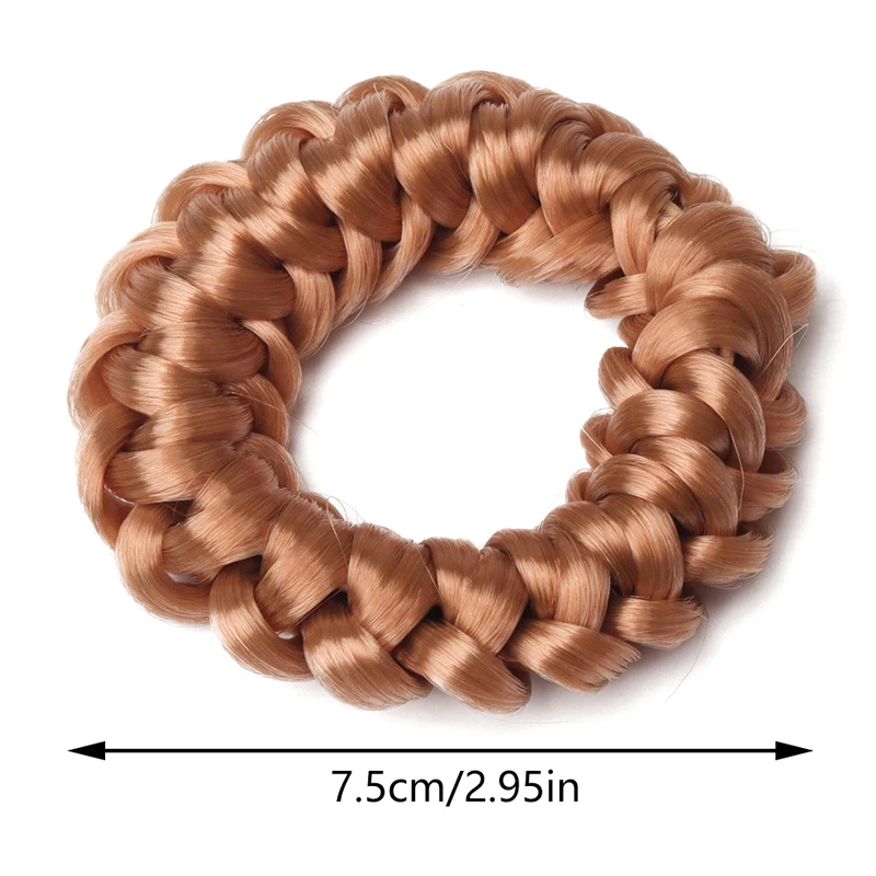 Elastic Headband with Braided Hair Loops