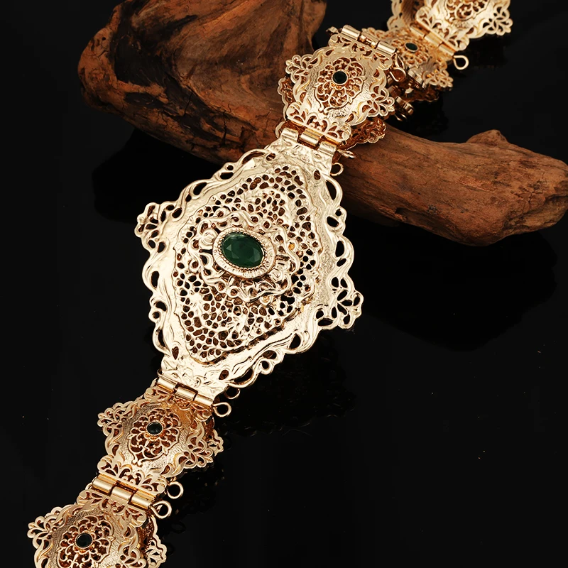 

Марокканская поясная цепочка Abaya пояс Mogu золотые ажурные арабские Свадебные украшения для тела элегантные свадебные украшения в каждой час...