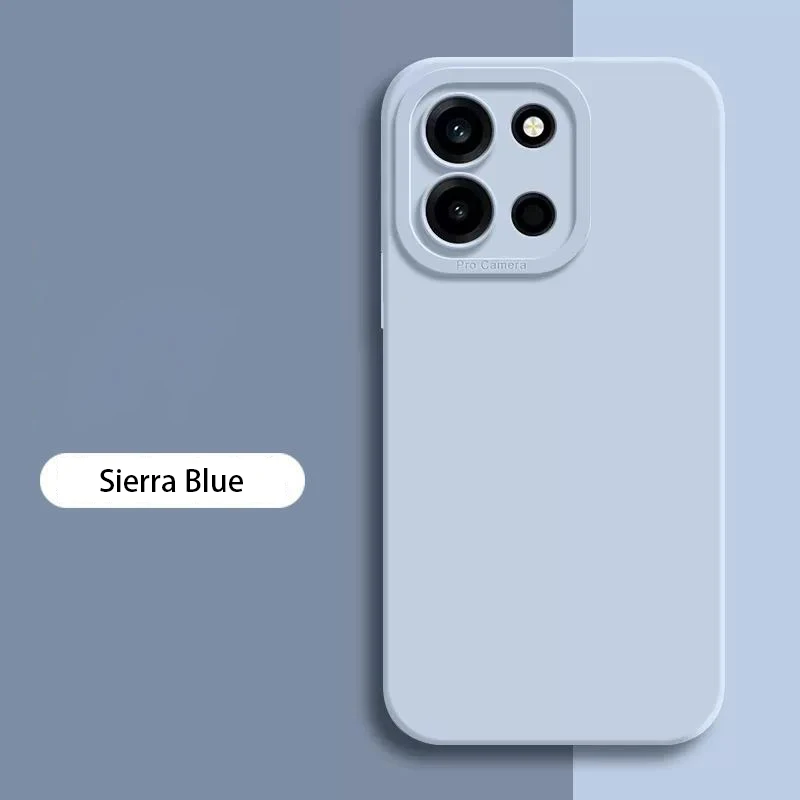 Premium Matte Solid Color Soft Silicone Phone Case - Durable and Stylish Back Cover