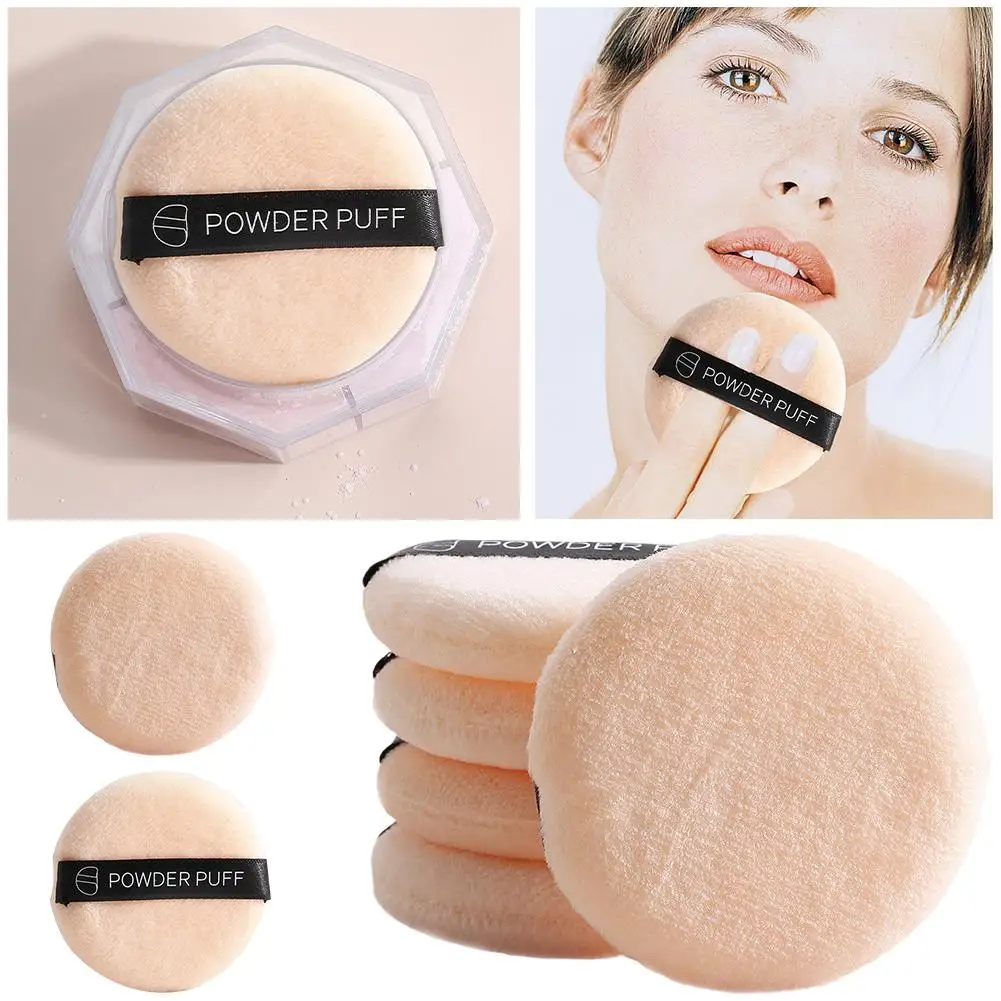 

Professional Round Shape BB Cream Powder Foundation Soft Foundation Sponge Makeup Puff Cosmetic Portable Supplies Puff U6N0
