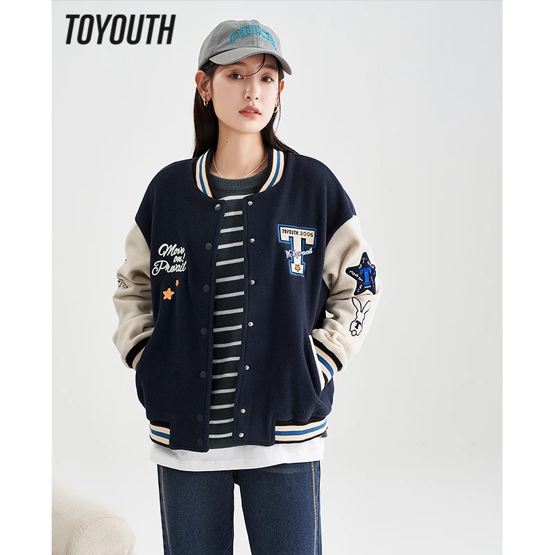 Baseball Jackets Uniform Jacket Coat Women Baseball Jackets