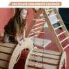 Climbing Sports Toys Treehouse Accessory Ladder Rope The Wooden Children's Outdoor for Bunk Bed Kids Polyester Beech 6