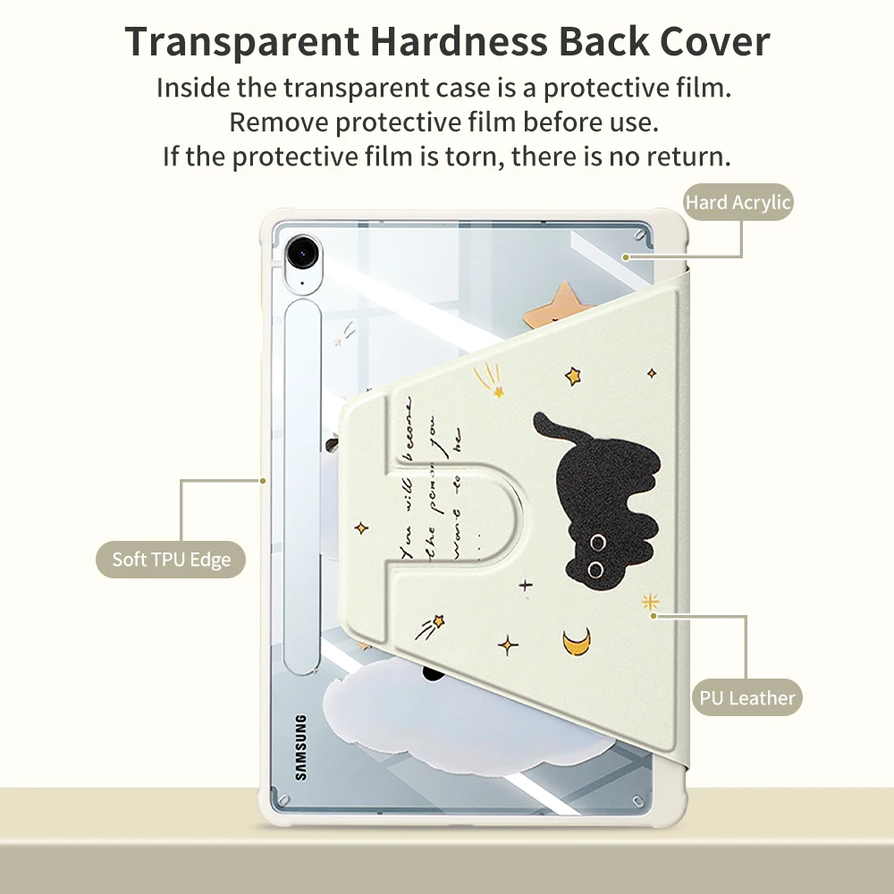 360° Rotating Protective Tablet Case