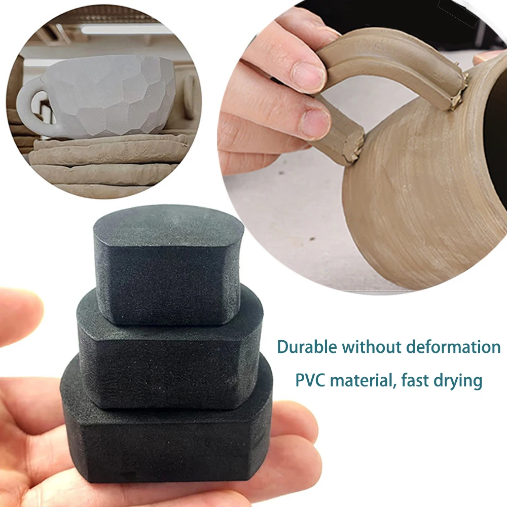 Moules à poignée de tasse, outil de fixation de forme de poignée, poignées de tasse en argile de poterie, outil de fabrication de diverses formes, magasin de poterie 12 pièces 1