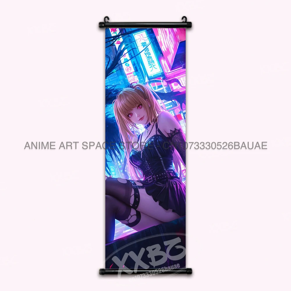 Death Note Anime Nostalgia Hanging Poster - Home Decoration Wall Art Mural Featuring Yagami Light and Ryuk