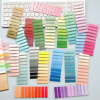 200 fogli/Linguette indice per libri Segnapagina autoadesivi Note adesive trasparenti impermeabili Adesivi per pianificatore di ufficio