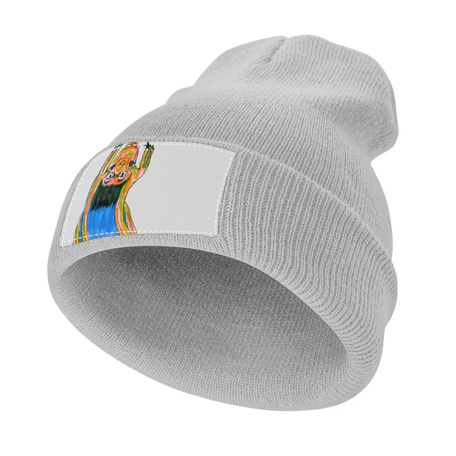 

Headless Hue: A Colorful Conundrum - Original and Unique Marker Drawing - New Artist Knitted Cap Golf Hat Man Ladies Hat Men's