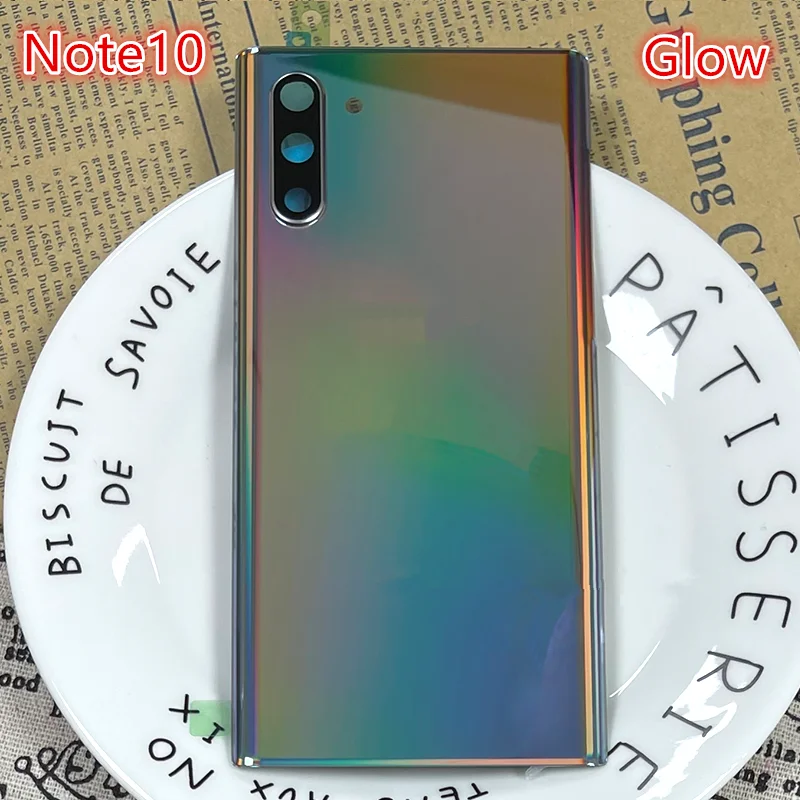 Note10 Housing For Samsung Galaxy Note 10 N971 N970 6.3" Glass Battery Back Cover Repair Replace Door Rear Case + Camera Lens S75da54ba42de4ea0b11542d7b564dc4fB