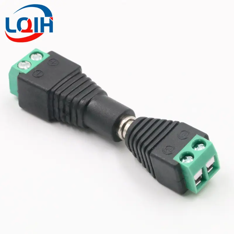 DC Terminal Connector 2pin DC Power Adapter 5.5mm x 2.1/2.5mm Plug Male to Female Jack Connector Plug For LED Strip CCTV Came - Image 4