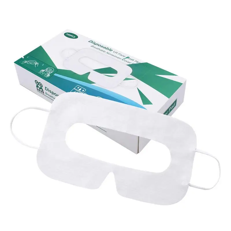 

100 шт., универсальные санитарные накладки на глаза для гарнитуры