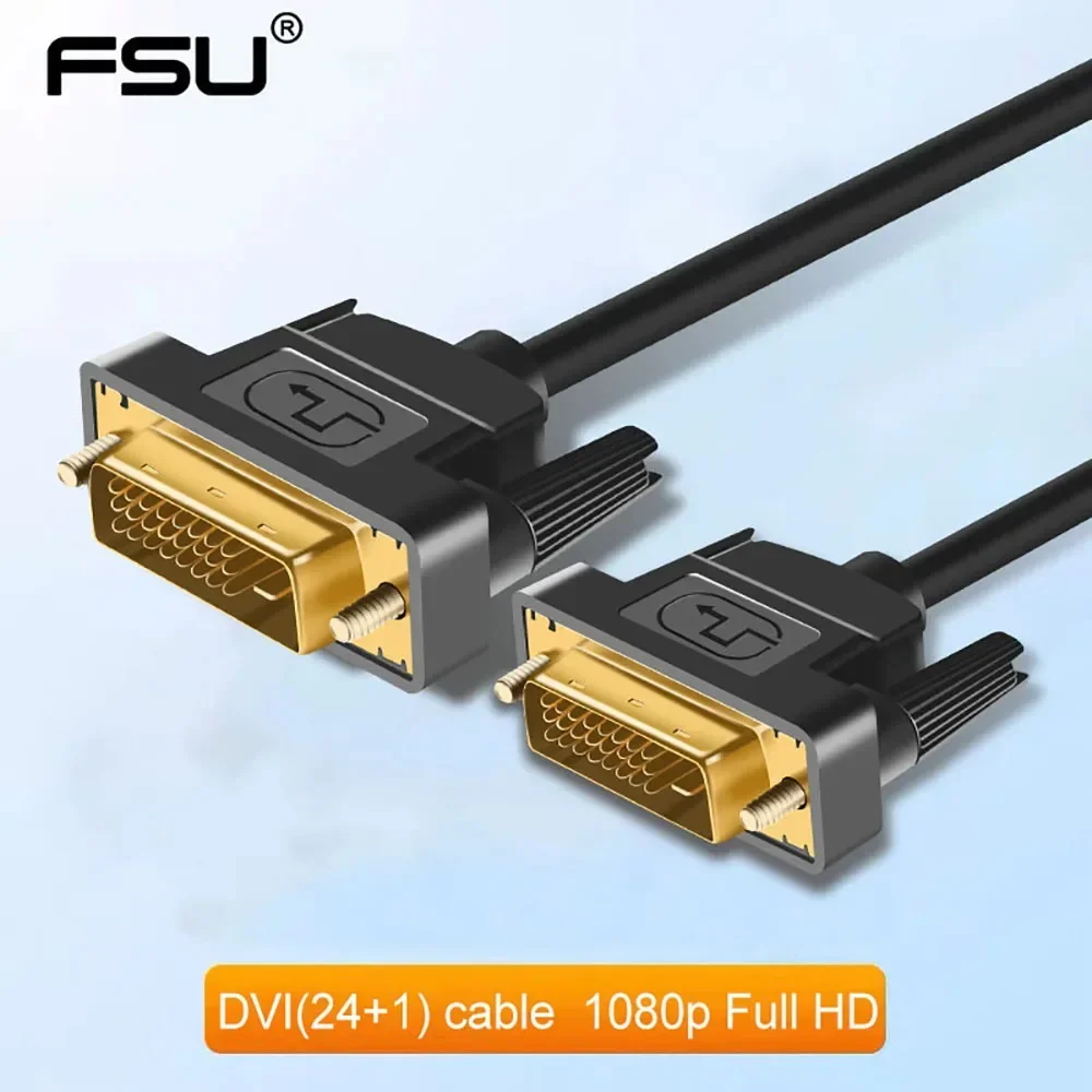 Amazon cmple dvi cable 15ft dvi to dvi dual link monitor cable digital 241 male dvi