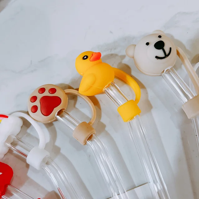 Splash Proof Plugs Cover Reusable Summer Drinking Dust Cap Straw Stopper  Straw Sealing Tools Straw Plug Drink Milk Tea Cute Ins - AliExpress