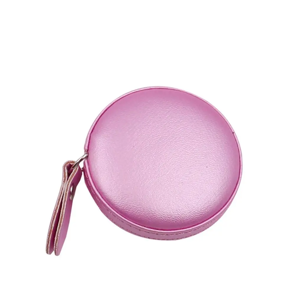 Description Picture 5 of item1PC Portable Retractable Ruler Tape Leather Measuring Tape Centimeter Inch Roll Tape Auto Shrink Measures Height Children Ruler