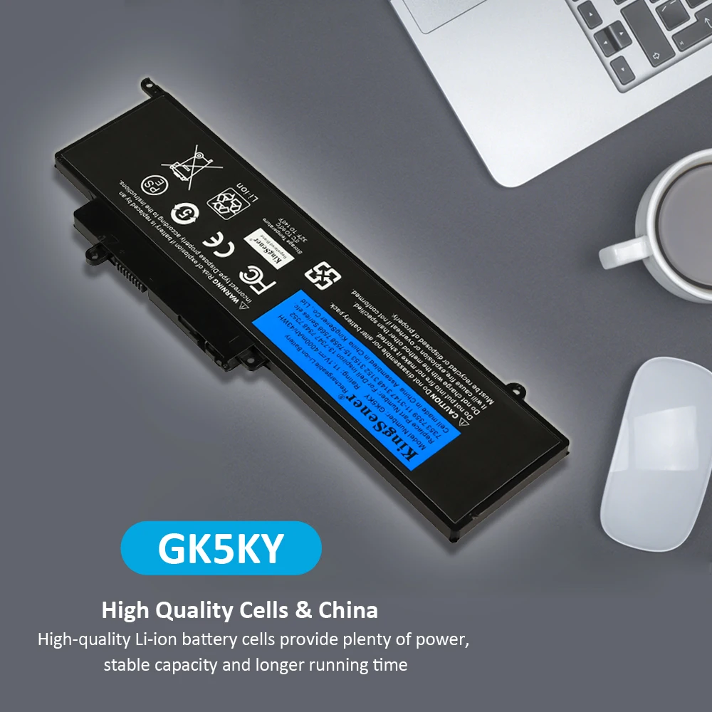 Bateria do Portátil Dell Inspiron 13 Série 7000 7347 7348 7352 7353 7359 11 3147 3148 15 7558 Ferramentas Gratuitas Kingsener-gk5ky - Imagem 5