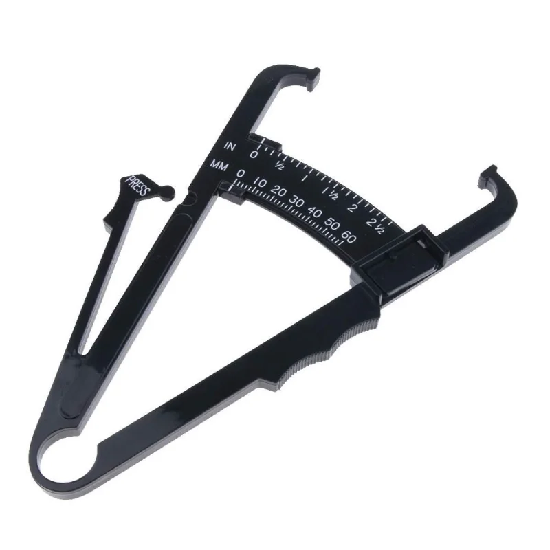 

1PC Crossfit Body Fat Loss Tester Calculator Fitness Caliper Clip Measurement Slim Skin Fold Body Fat Chart Gym Equipment