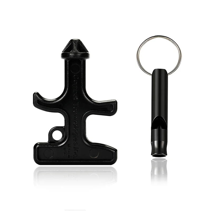 

Self-defense Stinger Sport Whistle Key Chain Tactical Security Weapon EDC Tools Keyring Outdoor Emergency SOS Survival Kit