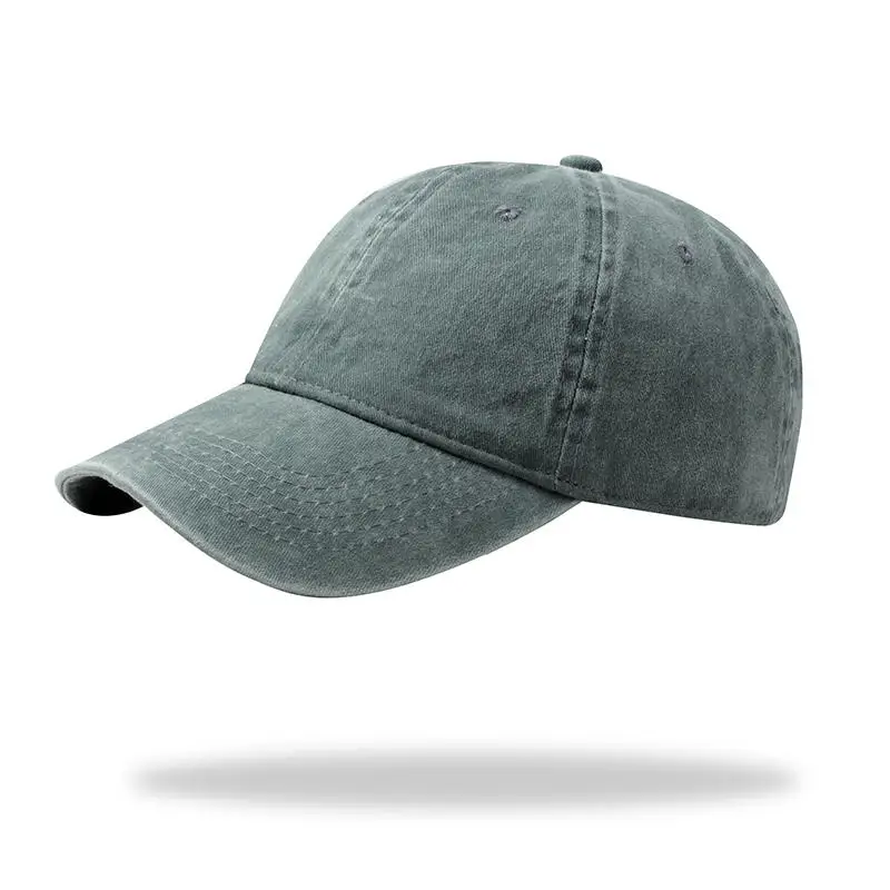 

Men's 100% Cotton Batik Baseball Caps After-washed Vintage Solid Man Customized Logo Embroidered Summer Casual Hats Unisex