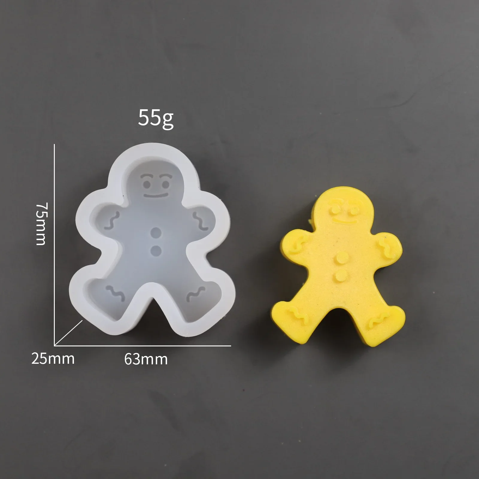 Silicone Christmas Candle Molds for DIY Aromatherapy Soap