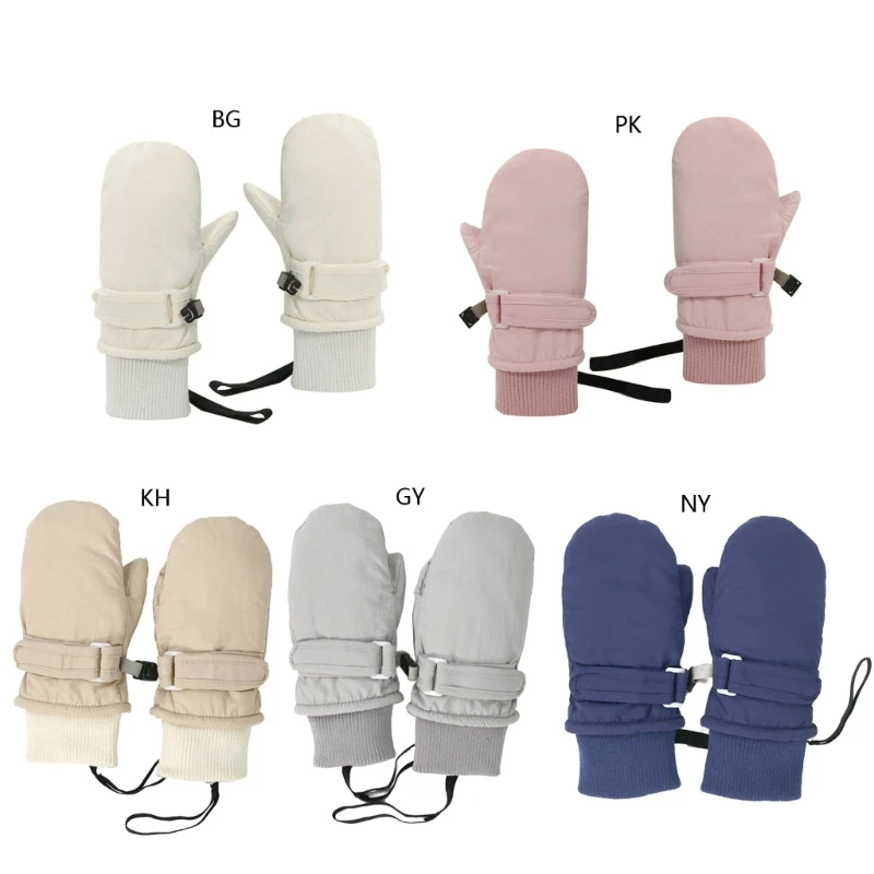 Baby Winter Gloves Kid Waterproof Ski Gloves Warm Mittens Quick-Dry Gloves Gift 4
