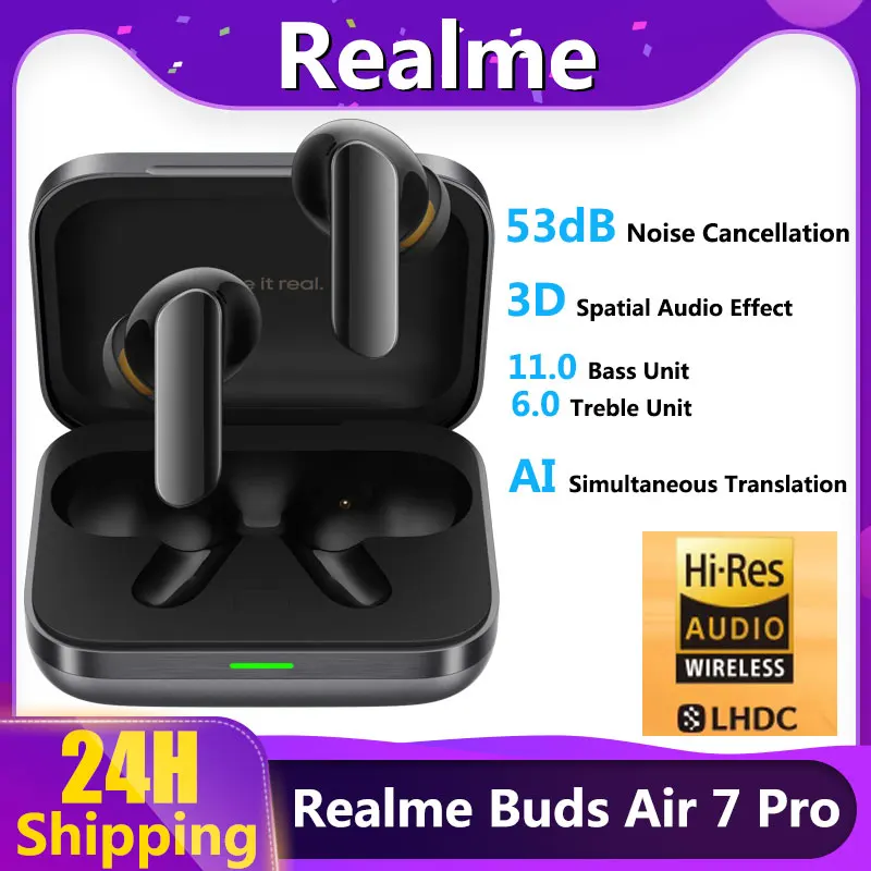 2025 official Original RealMe Buds Air 7 Pro TWS Earphone