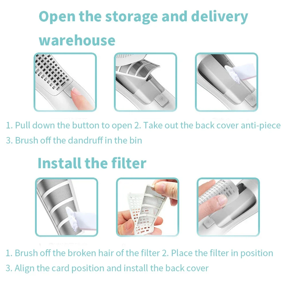 Electric Shaver Vacum Haircut Clipper Baby Must Have Hair Cutter Child Vacuum Cutting Machine Automatic Shaving Mother Care Tool