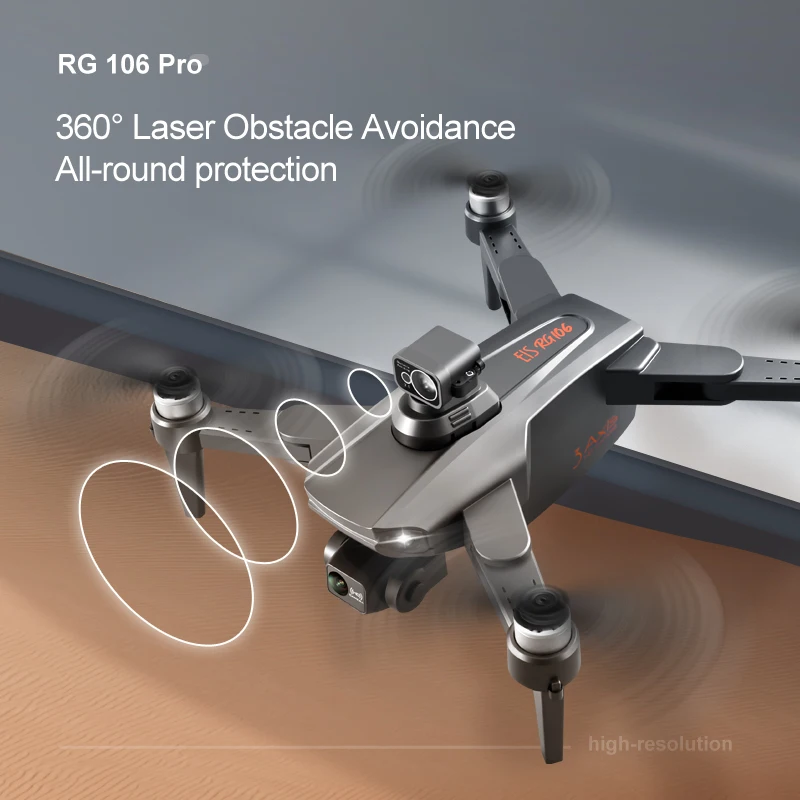 RG106 PRO Drone 8k Dual Camera Profesional GPS Drones With 3 Axis Brushless Rc Helicopter 5G WiFi Fpv Drones Quadcopter Toy 2