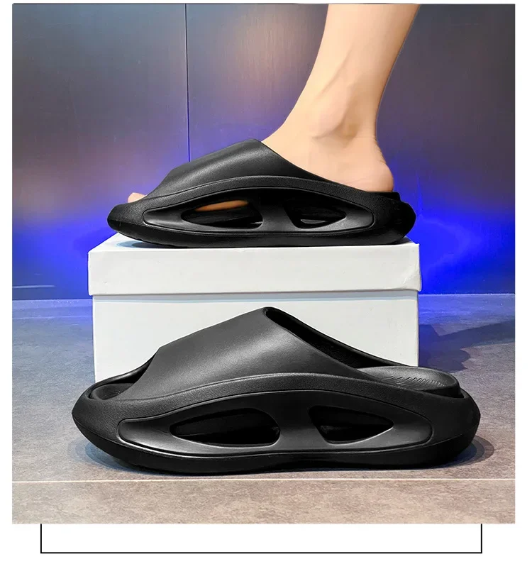 Comfortable Men's Lounge Slippers EVA Sole