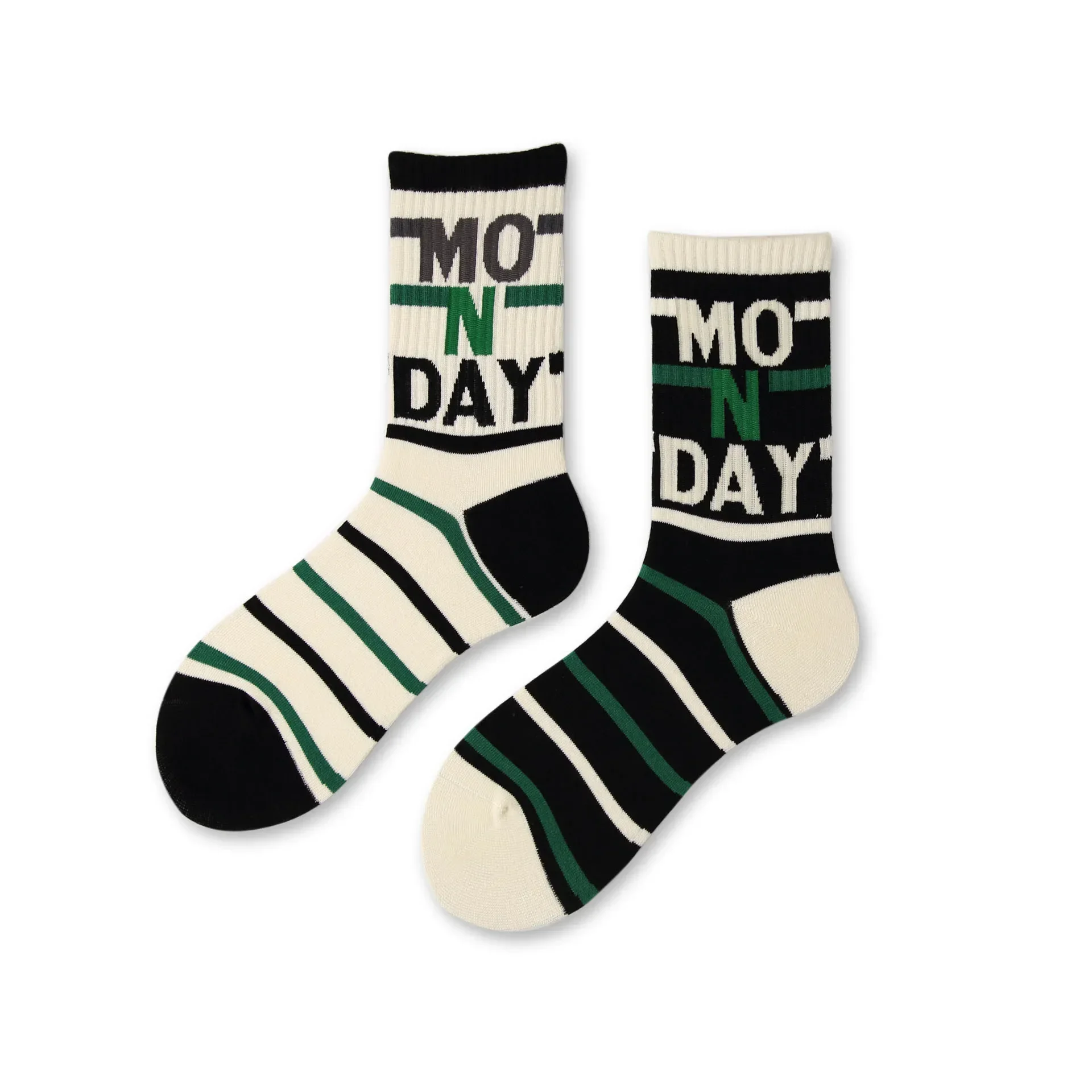 Japanese Korean Style Harajuku Socks Women Combed Cotton Boneless Crew AB Socks Men Street Fashion Trend Sports Couple Socks