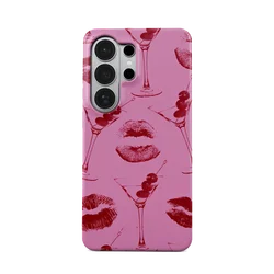 Luxury Lipstick & Libations Double - Layer Phone Case - Samsung S26 Edge 5G (1)