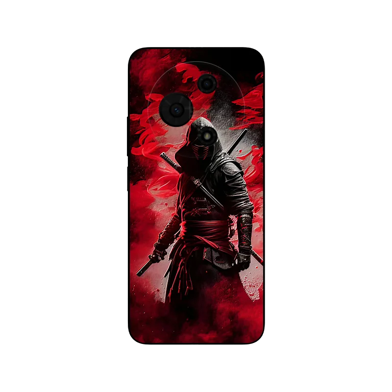 Floral Wolf Soft Silicone Phone Cover