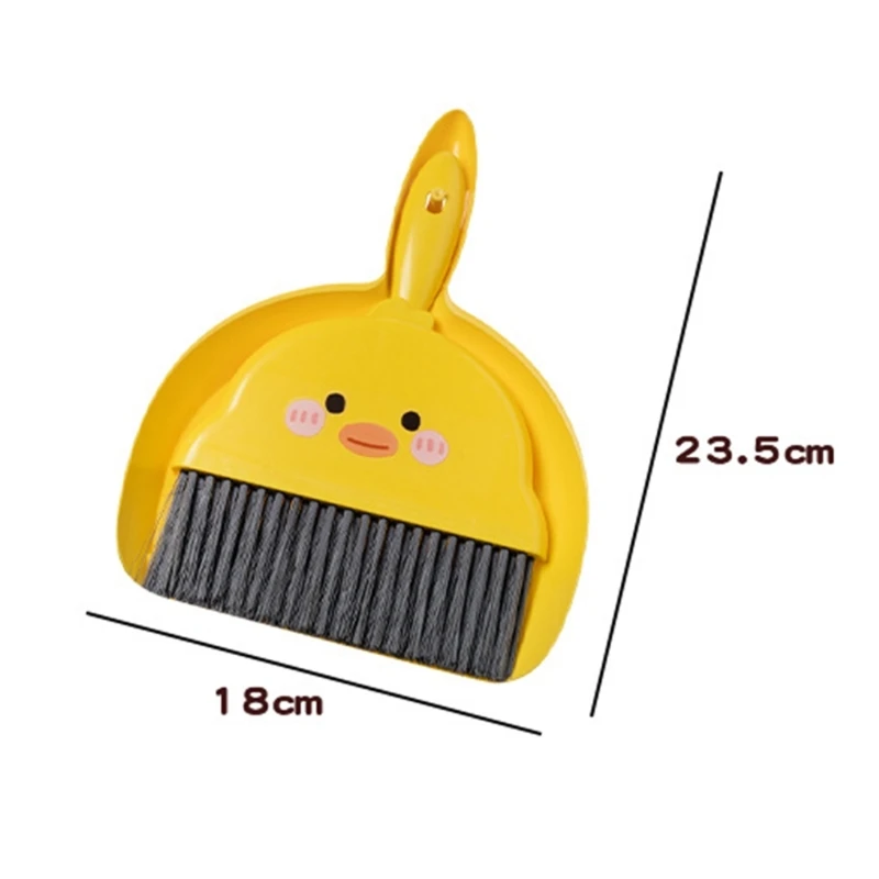 Description Picture 2 of itemConvenient Desktop Hand Broom Brush for Cleaning Table Countertop Kid Pets Hair for Home, Office Small Size Less Space Q1FD
