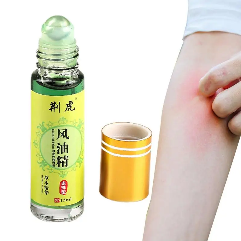 Peppermint Essential Oil Roll On Migraine Essential Oil Built-in Roller Ball for Aromatherapy Relaxation Headache