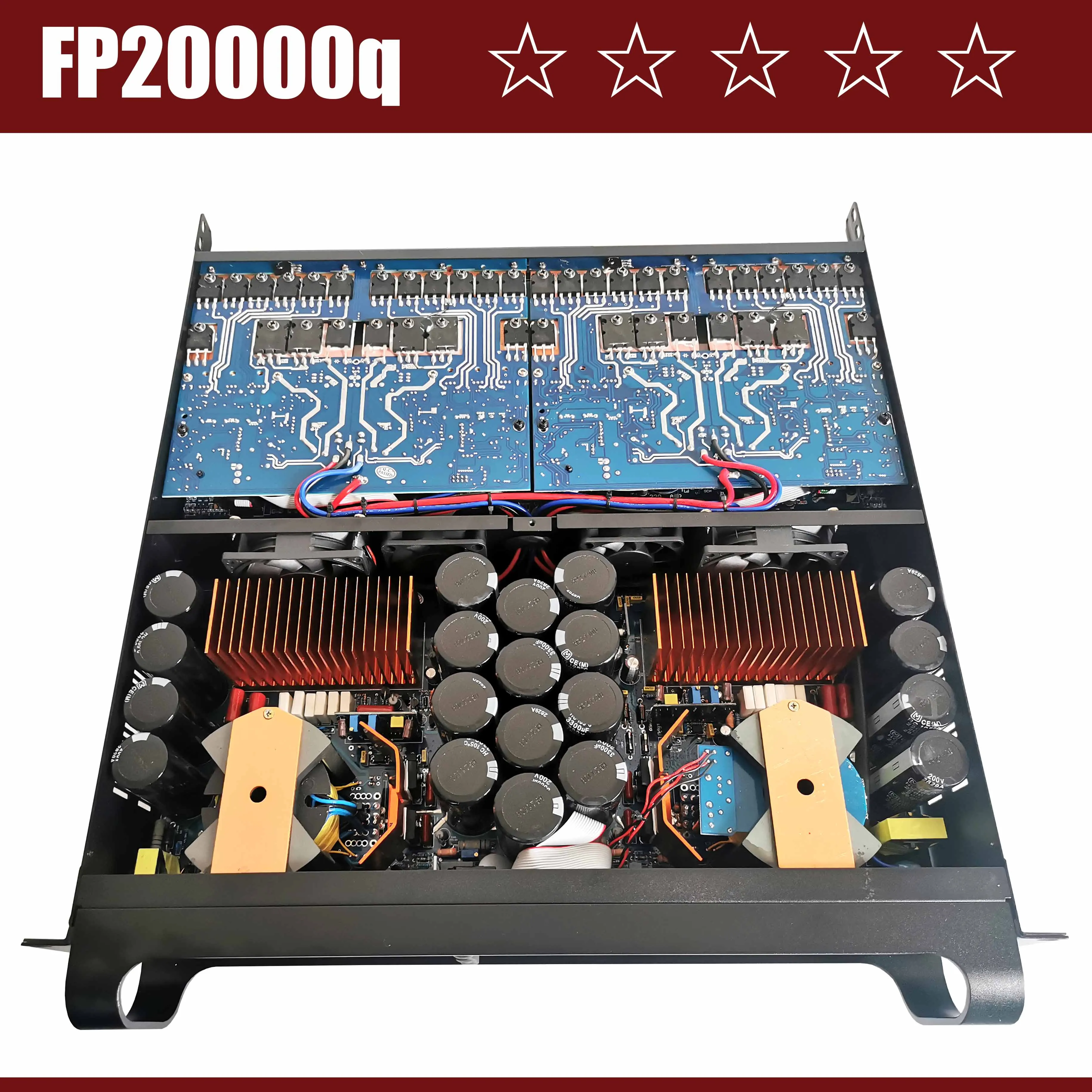 LCZ 오디오 FP20000Q 전문가용 파워 앰프, Wwitch 앰프 스피커, 서브우퍼용 4 채널 앰프, 4x2200W 클래스 D FP 20000Q