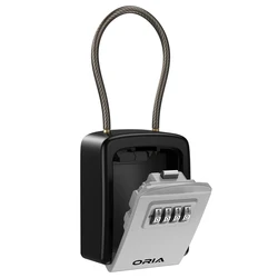 SecureLock Waterproof Key Safe with Removable Chain and 4 - Digit Combination (A1)