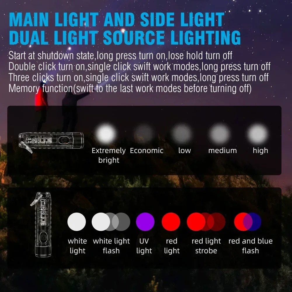 Mini Keychain Flashlight 4