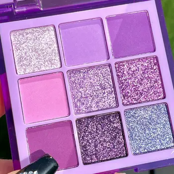 9 Colors Purple Eyeshadow Palette 6