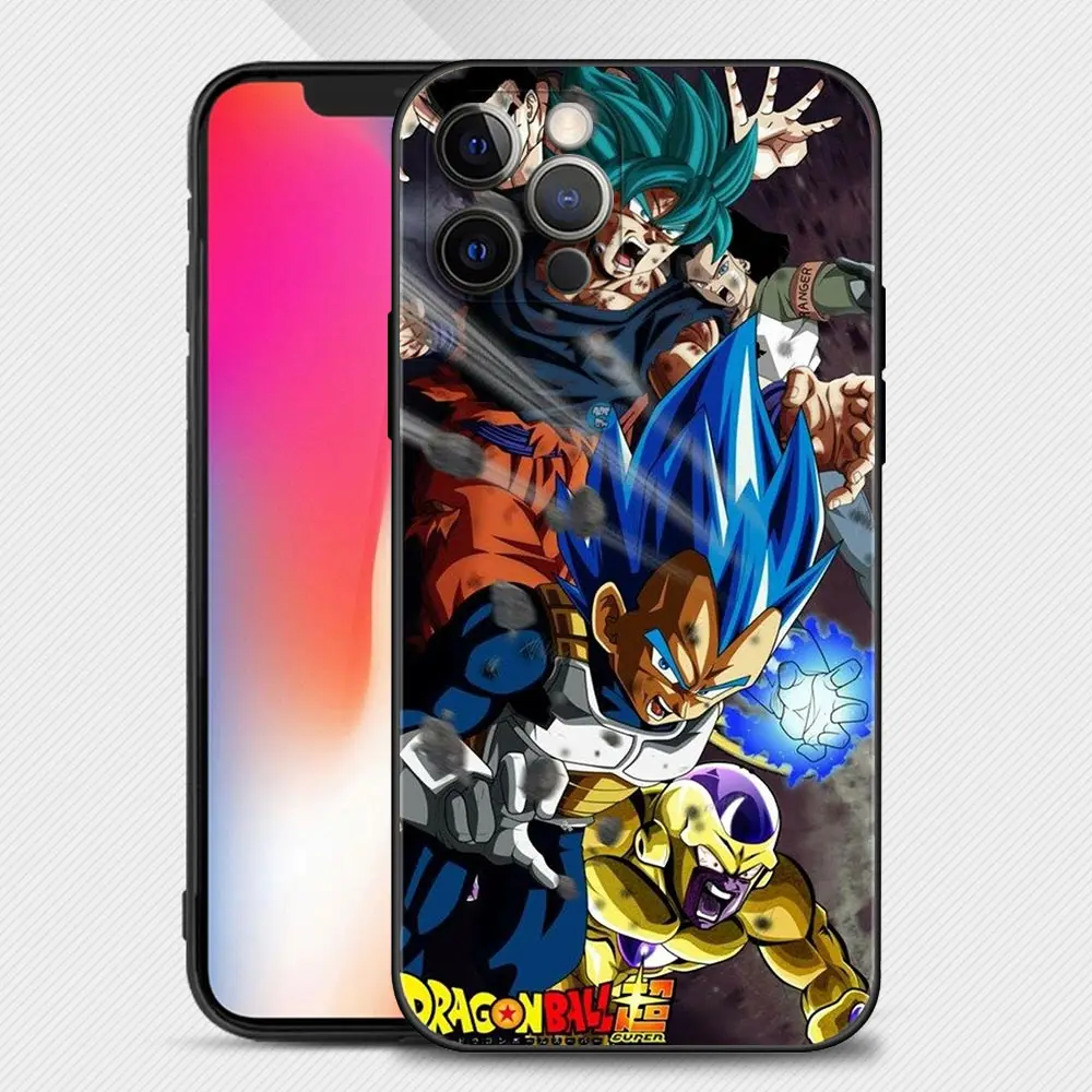 13 pro max case Phone Case for iPhone 13 12 11 Pro XS Max XR X 8 7 Plus 13mini 12mini Cover Silicone Funda Dragon Ball Son Goku Gohan case iphone 13 pro max