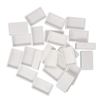 24PCS/Pack 3.6ML White/Clear Full Pans Color Plastic Empty Watercolor Paint Pans Full Pans Suit for DIY Metal watercolor Tin Box 1
