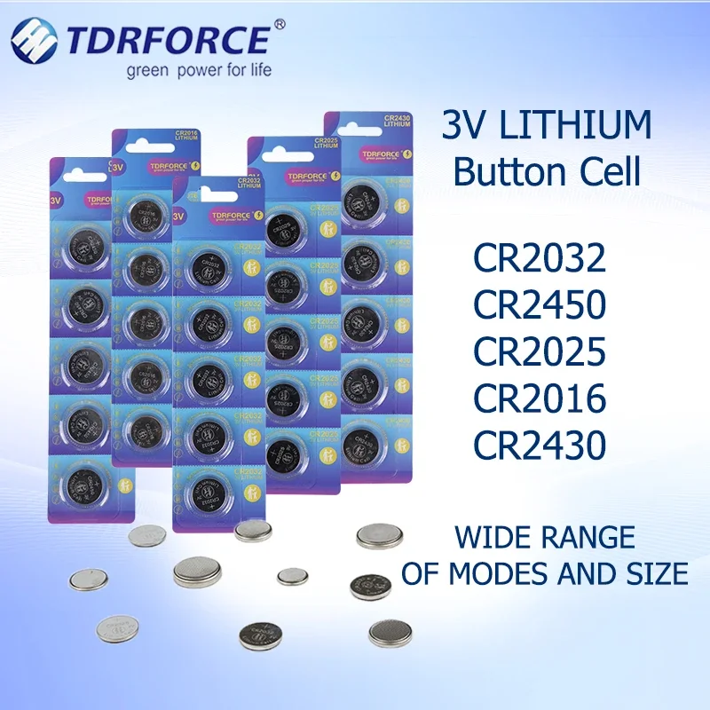DURACELL PROCELL CR2032, CR2025, CR2016 3V LITHIUM BUTTON BATTERY COIN CELL
