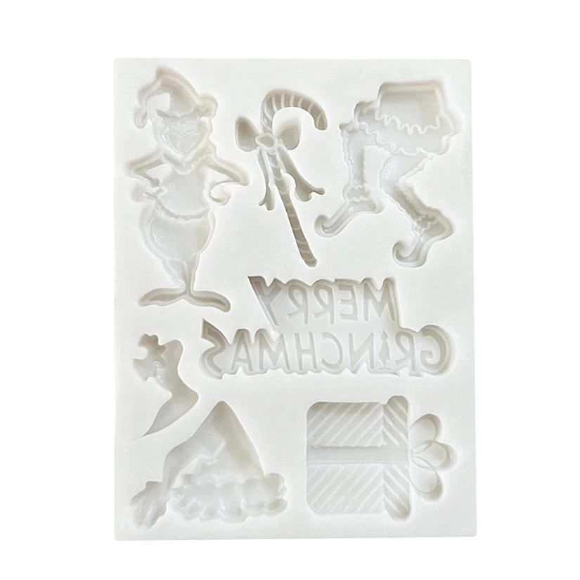 Rentier Weihnachten Box Baum Silikon Form Sugarcraft Schokolade Cupcake Backform Fondant Kuchen Dekorieren Werkzeuge – Detail 4