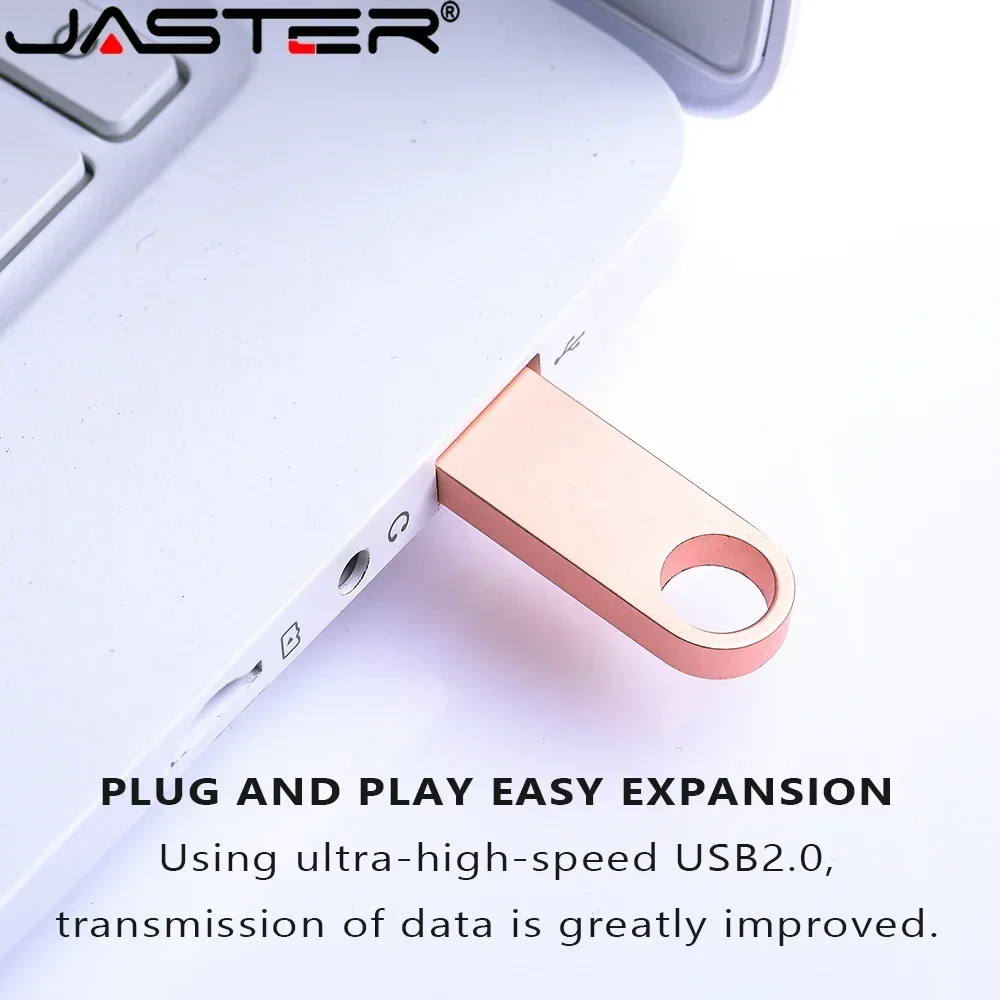 USB Flash Drive Mini Metal Real Capacity 128GB 64GB 32GB 16GB 4GB
