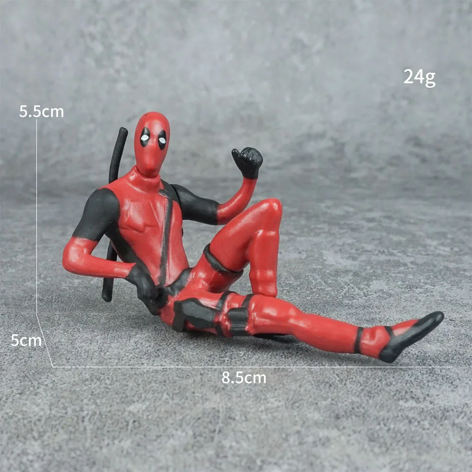 thumbnail image 1 of 1/5/10/20/30Pcs Deadpool 3 Action Figure Dead pool 3 Model Anime X-Men Kids Doll Desk Car Decoration Pvc Collection Figurine Toy, 1 of 5
