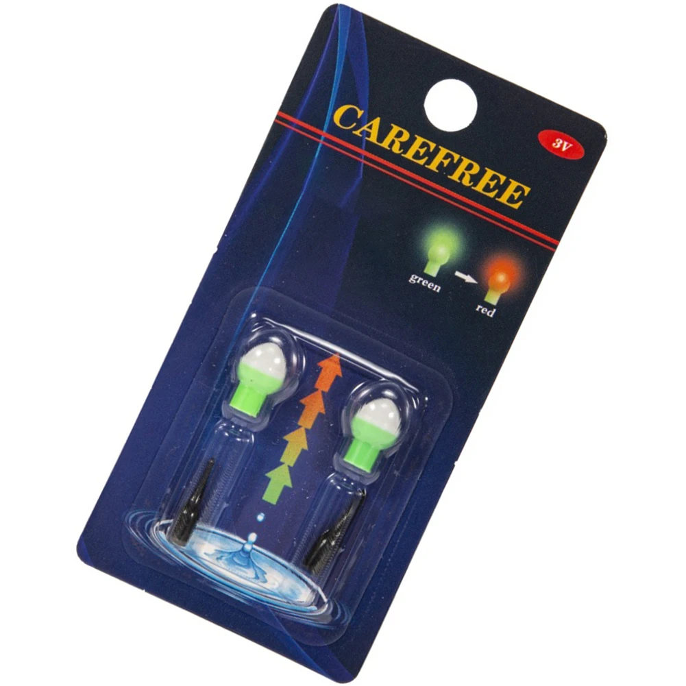 

2pc Electronic Light LED Night Fishing Float Bobbers Gravity Sensor Glow Lamp Portable Deep Sea Fishing Accessories 12x8x8mm