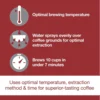 Programmable Coffee Maker System with 10 Cup Thermal Carafe, Built-In Grounds Scale, Removable Reservoir, Red Knob, 2
